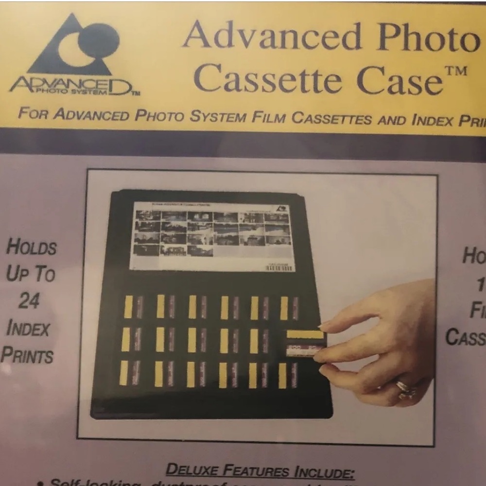 Advanced Photo Cassette Case ~ Holds 18 Film 🎞 Cassettes